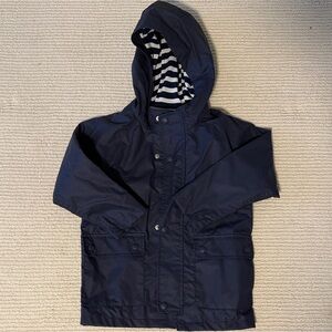 Gap Kids Navy Raincoat w/lining - 4T